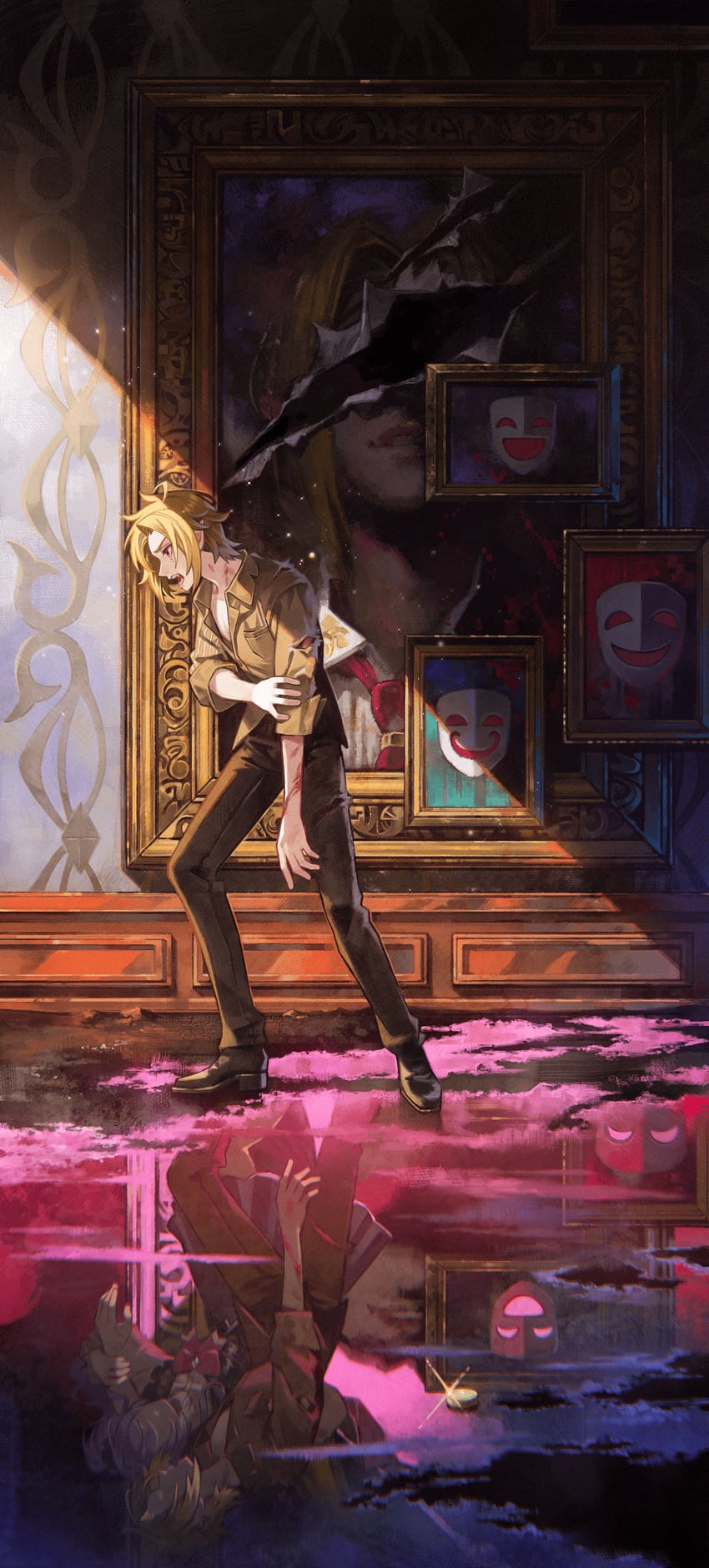 vivian banshee and hugo vlad (zenless zone zero) drawn by kyuuba_melo