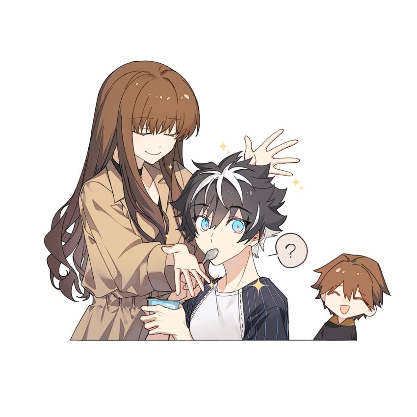 kishinami hakuno and charlemagne (fate and 3 more) drawn by idass_(idass16)