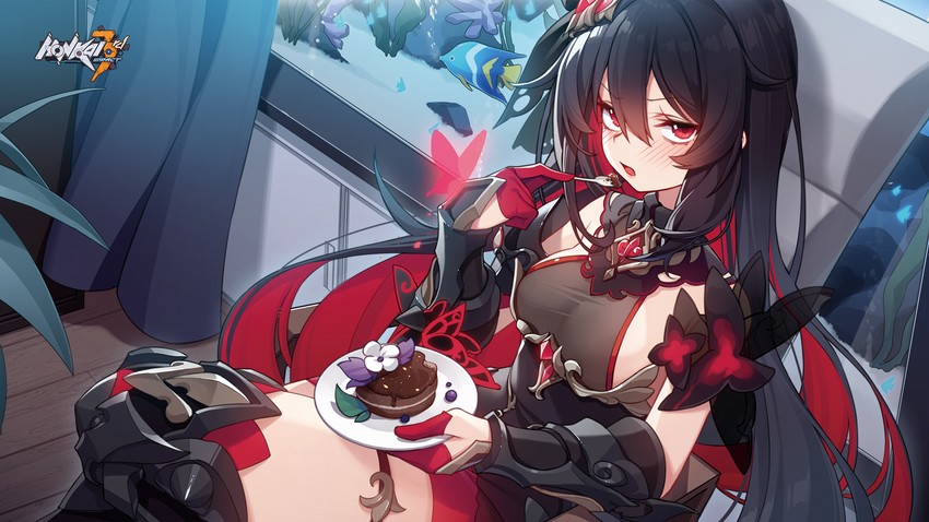 seele vollerei and seele (honkai and 1 more) drawn by ai_xiao_meng