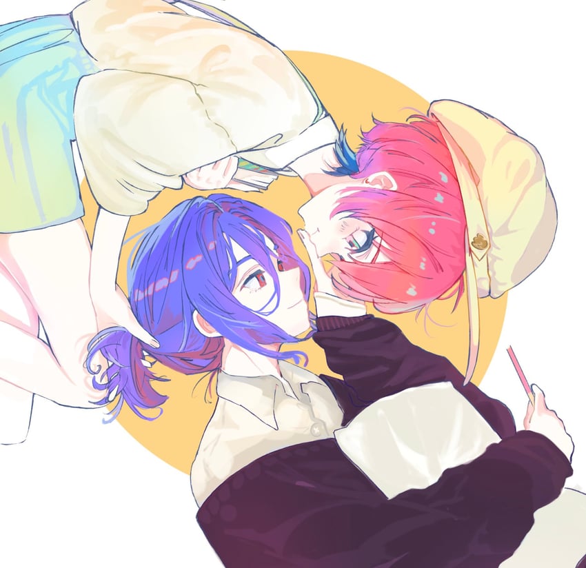 amate yuzuriha and shuji ito (gundam and 1 more) drawn by rizencavia