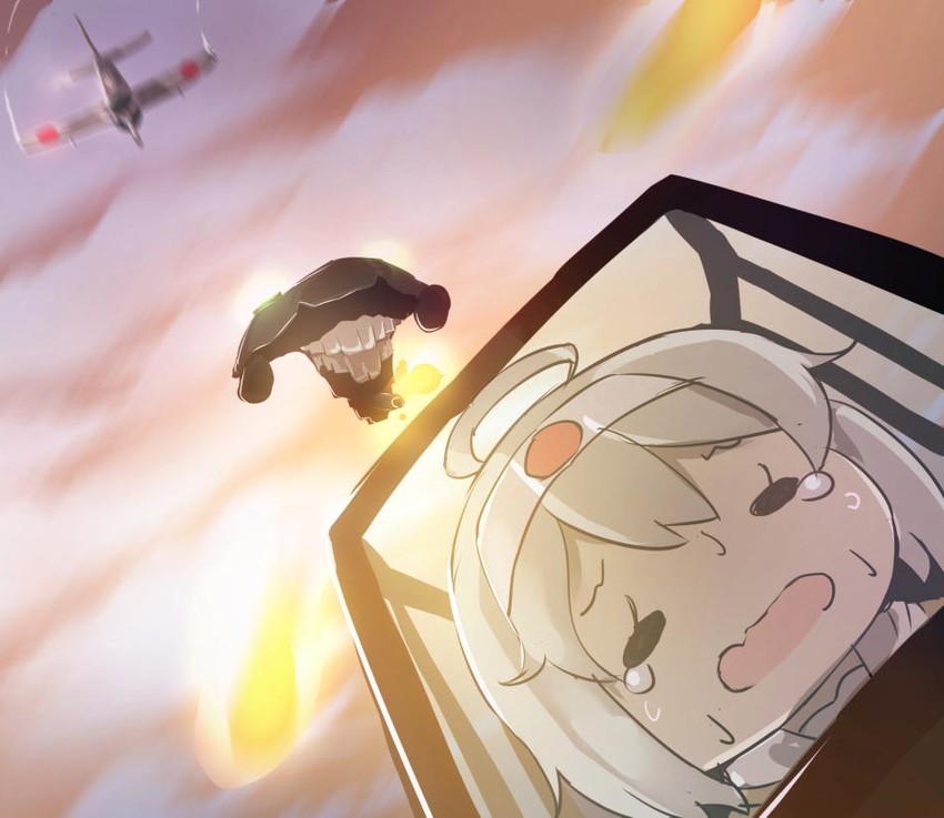 fairy, enemy aircraft, and ryuusei (kantai collection) drawn by minarai_shachou