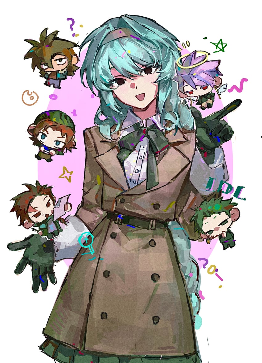 harada minoru, isoi reiji, theodore riddle, dreyfus zweig, and annie (original and 1 more) drawn by iuew