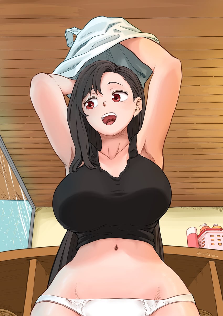 tifa lockhart (final fantasy and 2 more) drawn by wolkat