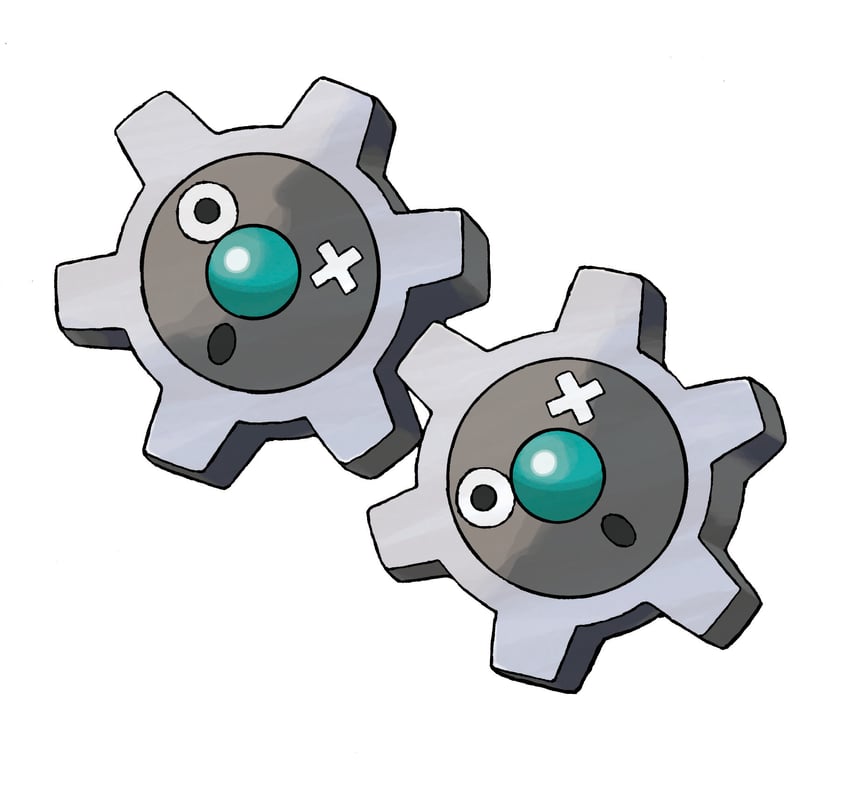 klink (pokemon and 1 more) drawn by sugimori_ken