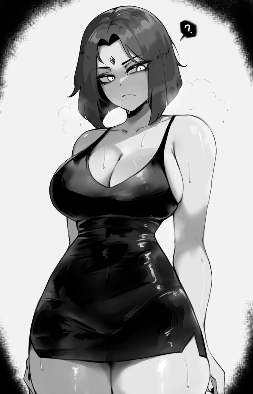 raven (dc comics and 1 more) drawn by masoq