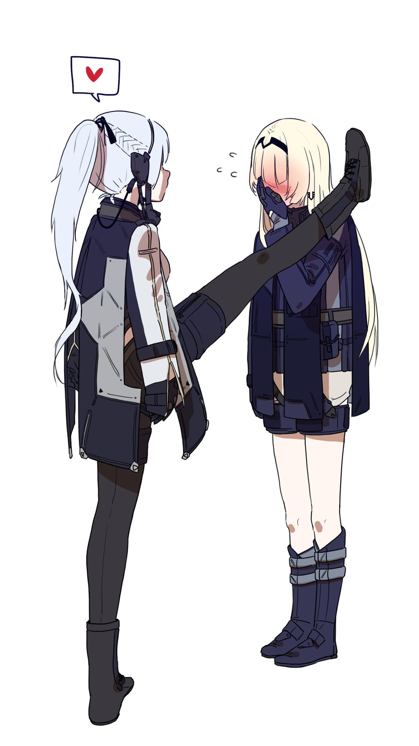ak-12 and an-94 (girls' frontline) drawn by huqu