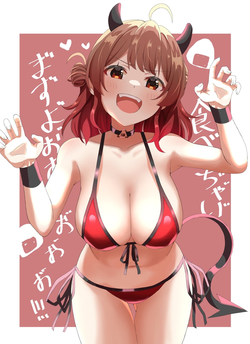 hanami ume (idolmaster and 1 more) drawn by haruki_(haruki678)