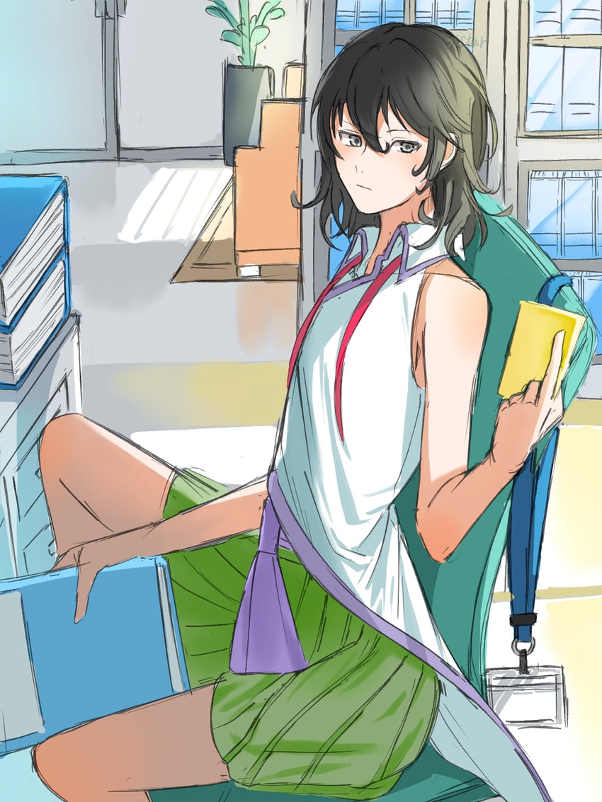 enraku tsubakura (len'en) drawn by yoni.