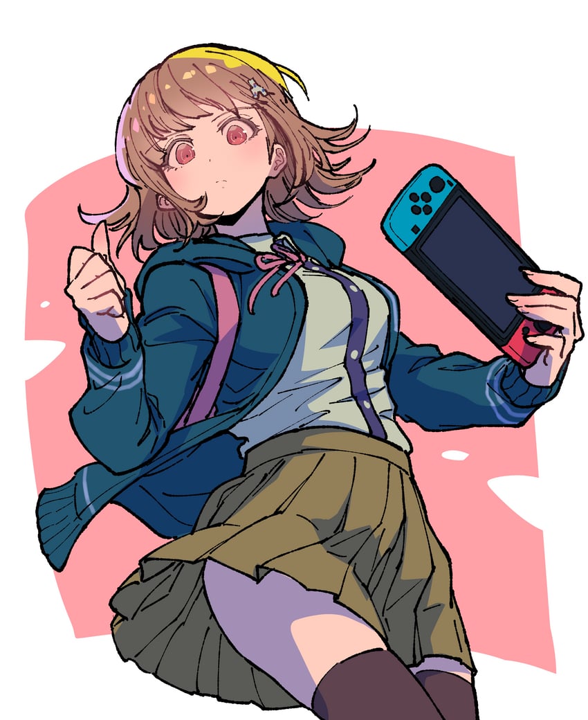 nanami chiaki (danganronpa and 1 more) drawn by youko-shima