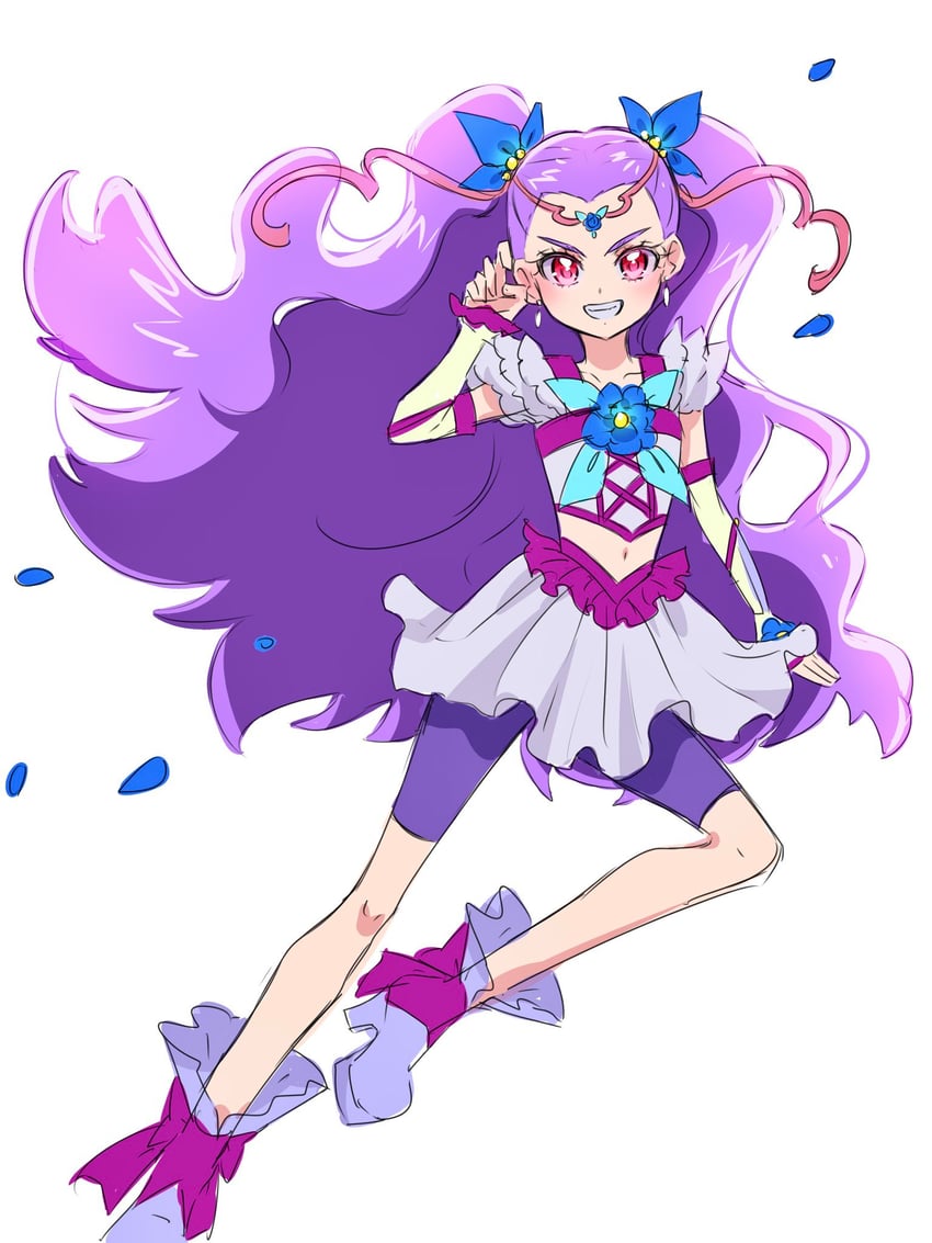 mimino kurumi and milky rose (precure and 2 more) drawn by fpminnie1