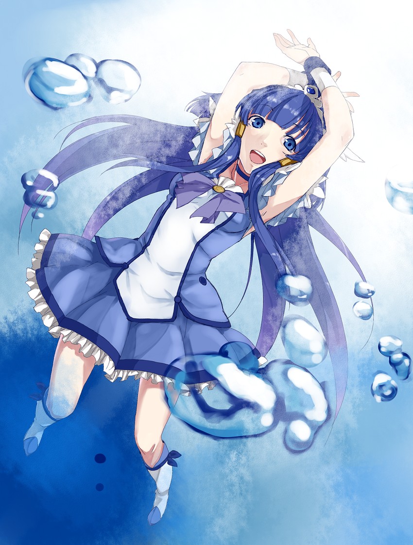 aoki reika and cure beauty (precure and 1 more) drawn by kirisato_itsuki