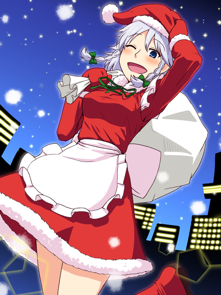 izayoi sakuya and genpatsu (touhou and 1 more) drawn by heisotsu_(ryofu)