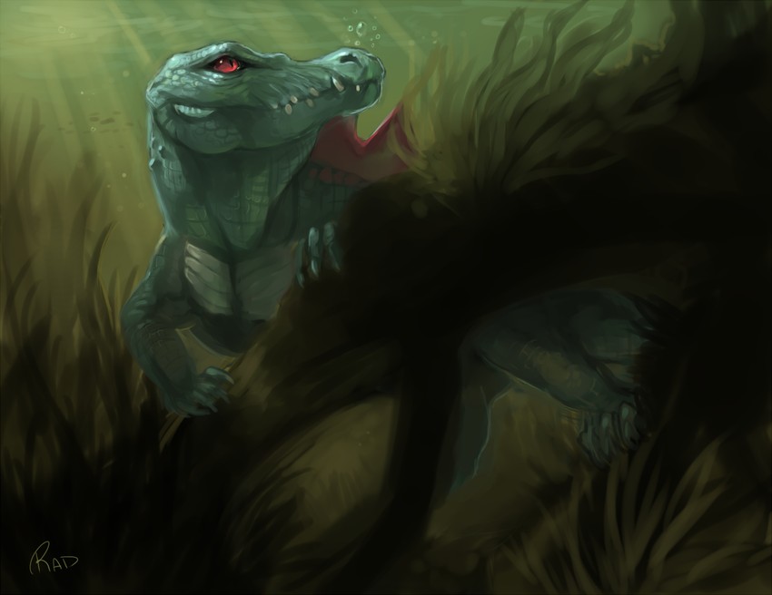 totodile (pokemon) drawn by rajewel