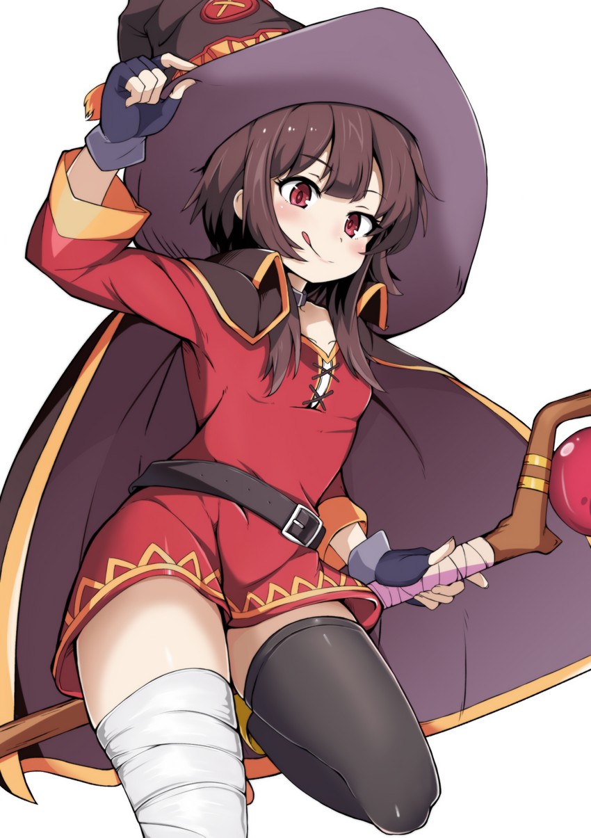 megumin (kono subarashii sekai ni shukufuku wo!) drawn by renfuu