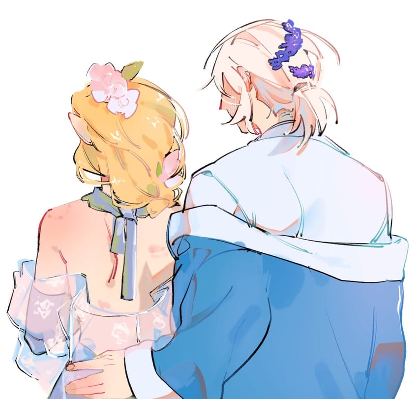 marcille donato and falin touden (dungeon meshi) drawn by dohwa110
