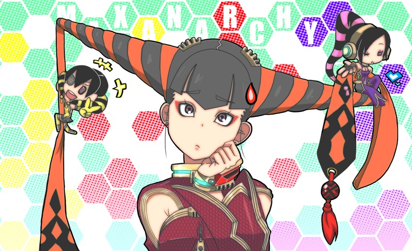 ai rin, rin rin, and fei rin (max anarchy) drawn by eito