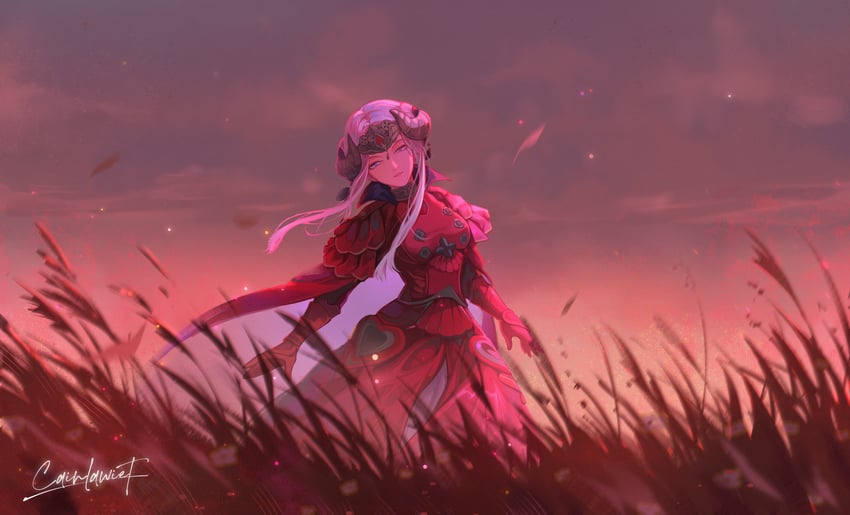 edelgard von hresvelg (fire emblem and 1 more) drawn by cainlawiet