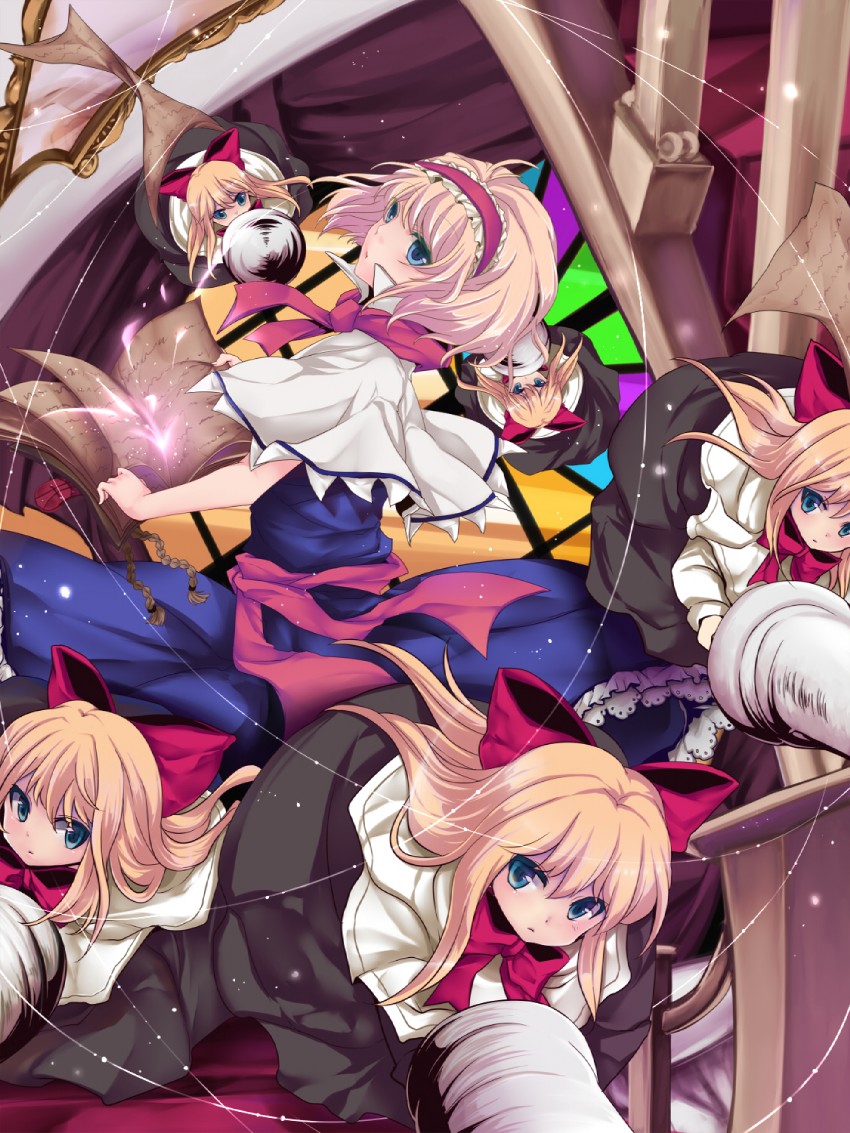 alice margatroid and shanghai doll (touhou) drawn by rimu_(kingyo_origin)