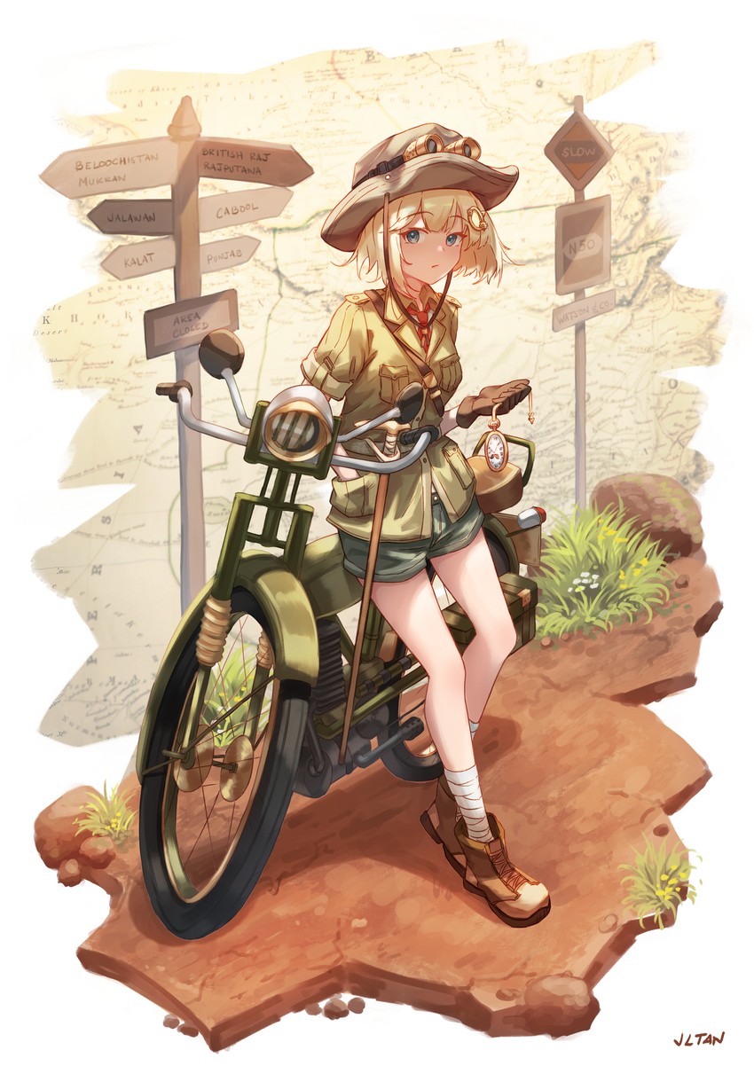 watson amelia (hololive and 1 more) drawn by jl_tan