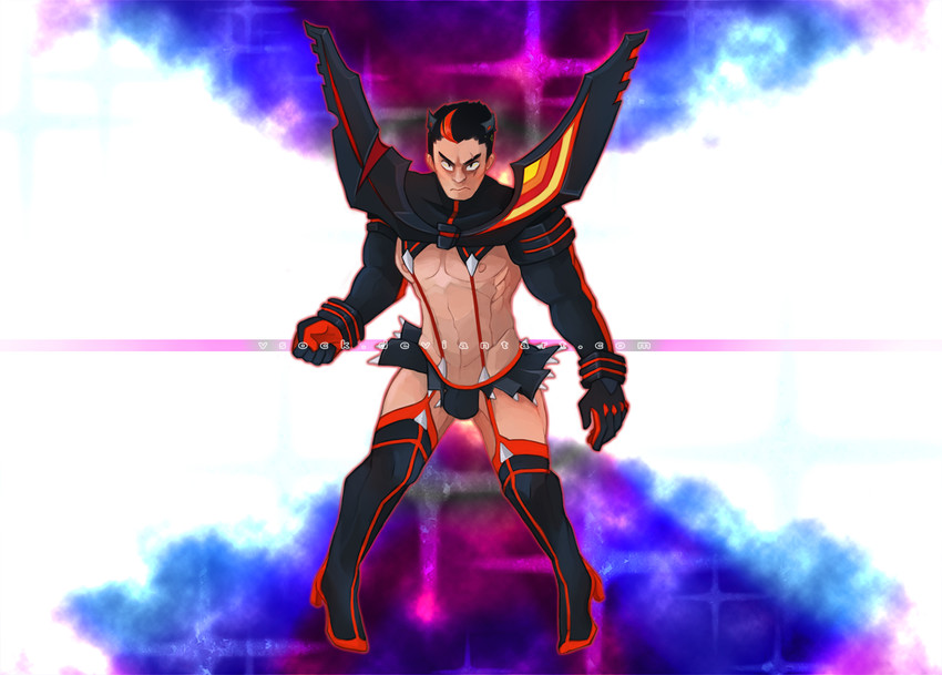 senketsu and darius (league of legends and 1 more) drawn by vsock