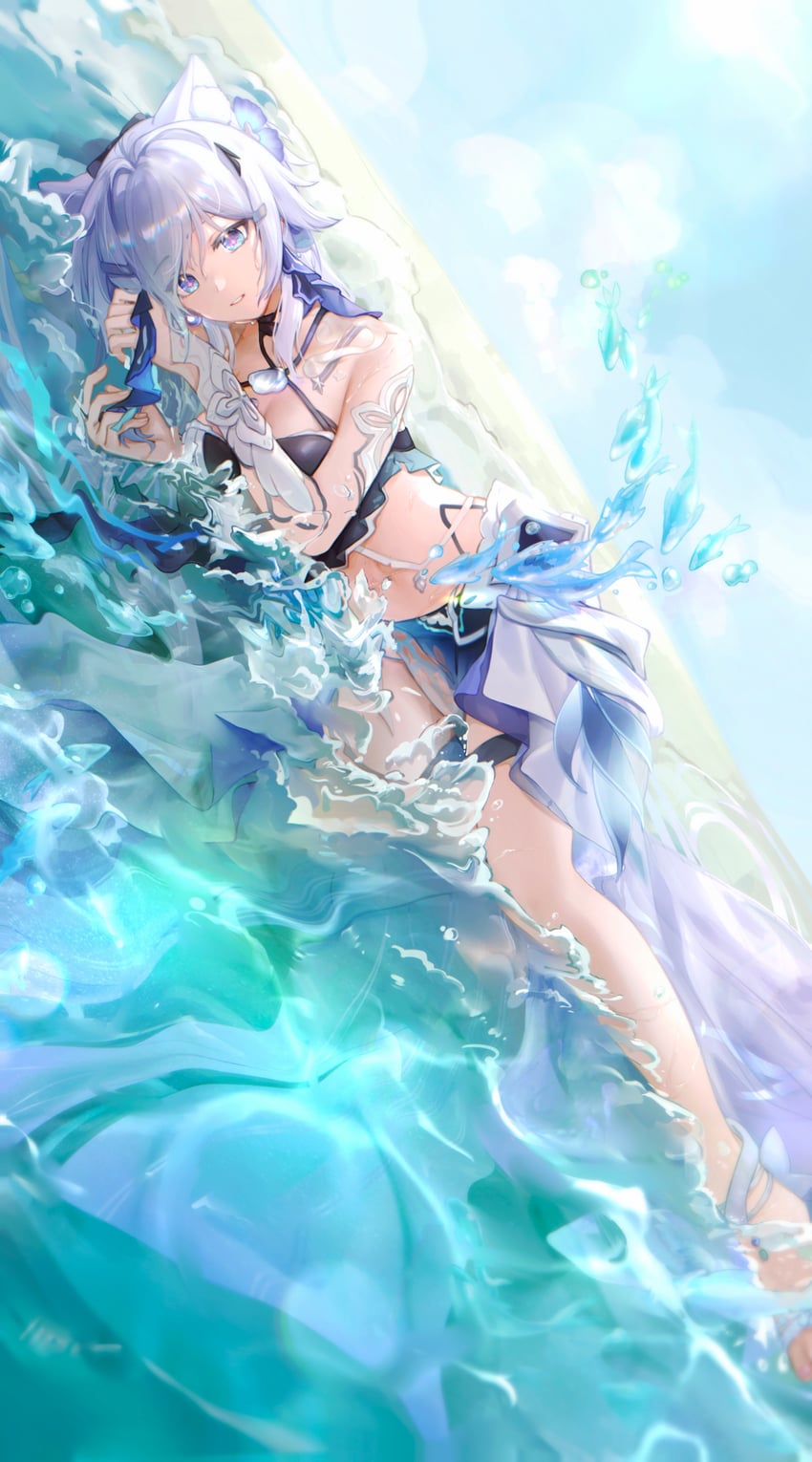 kiana kaslana (honkai and 1 more) drawn by akashin
