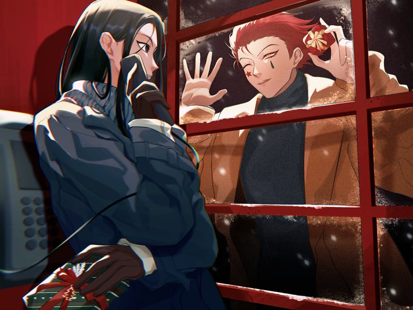 hisoka morow and illumi zoldyck (hunter x hunter) drawn by 976618113