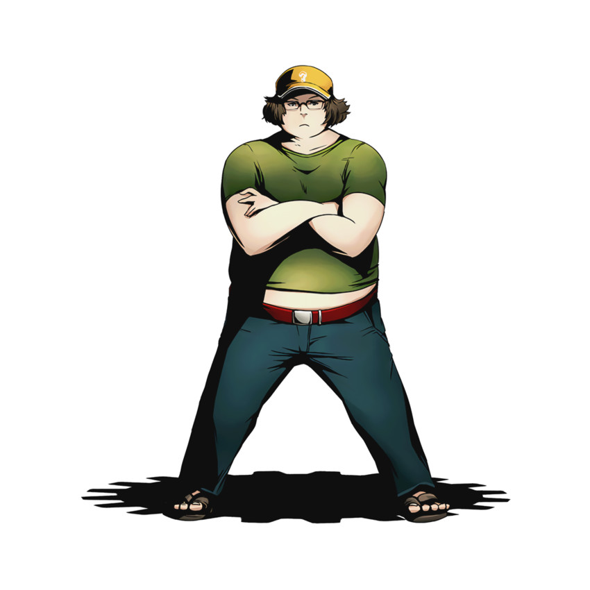 hashida itaru (steins;gate and 1 more) drawn by ucmm