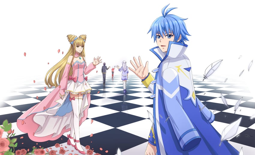 lan ruobing, ye feng, tian lei, ren yan, and pandora (zhandou wang zhi jufeng zhan hun) drawn by rei_kuin