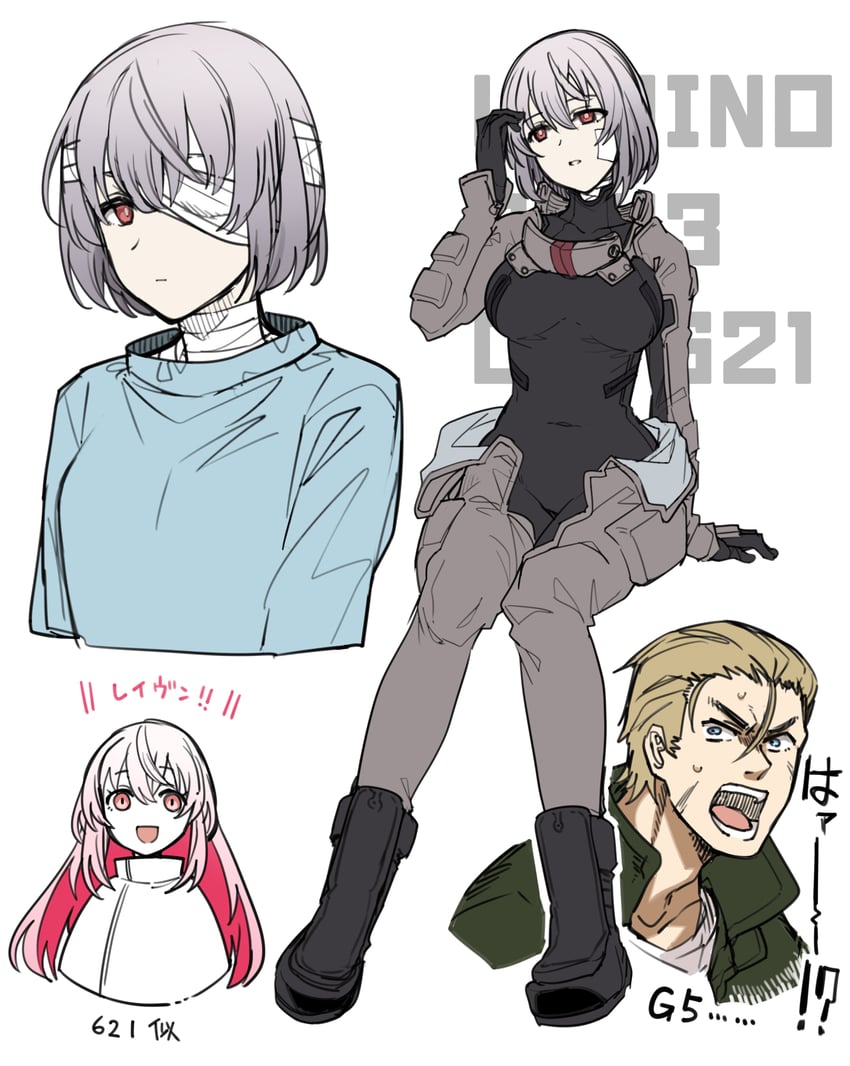 621, ayre, and g5 iguazu (armored core and 1 more) drawn by tsukinami_kousuke