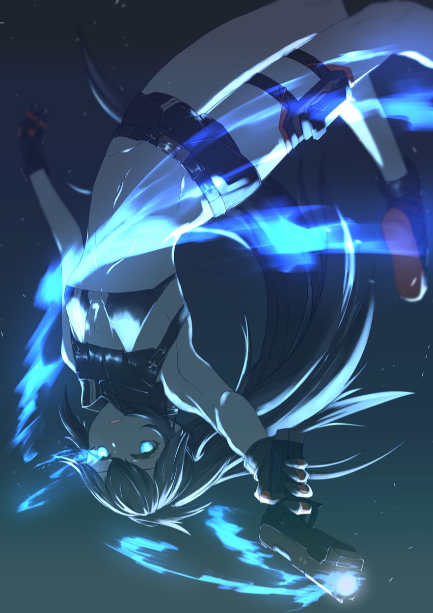black rock shooter (black rock shooter and 1 more) drawn by quartet9613