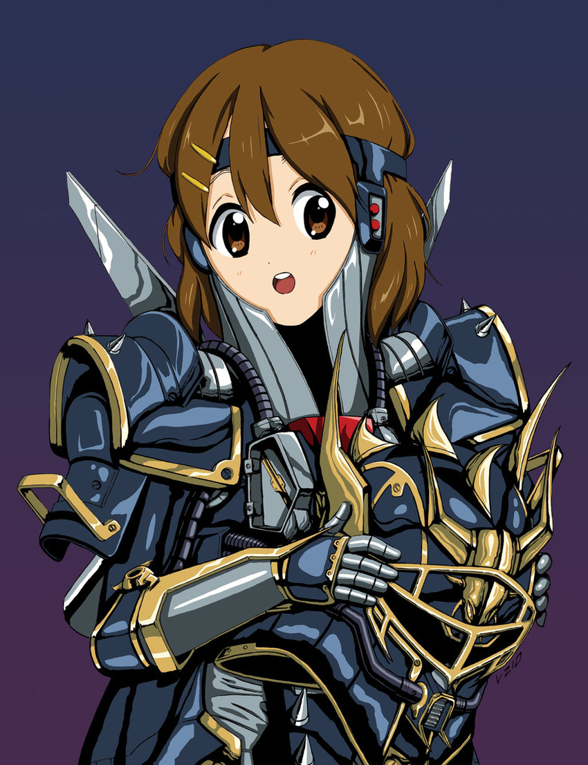 hirasawa yui (k-on! and 1 more) drawn by vzmk2