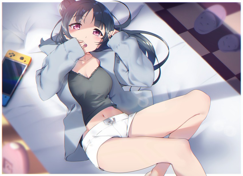 tsushima yoshiko (love live! and 1 more) drawn by yamaori_(yamaorimon)
