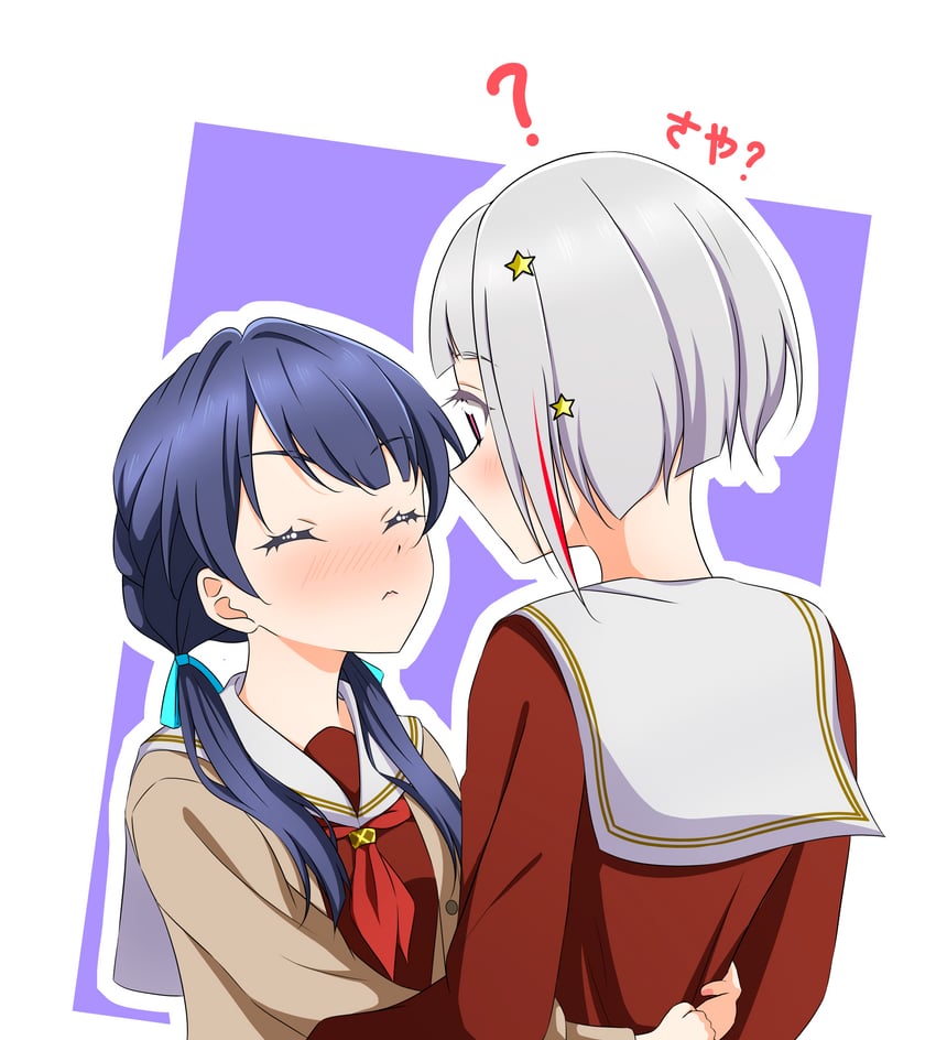 murano sayaka and yugiri tsuzuri (love live! and 1 more) drawn by kujo_awenn
