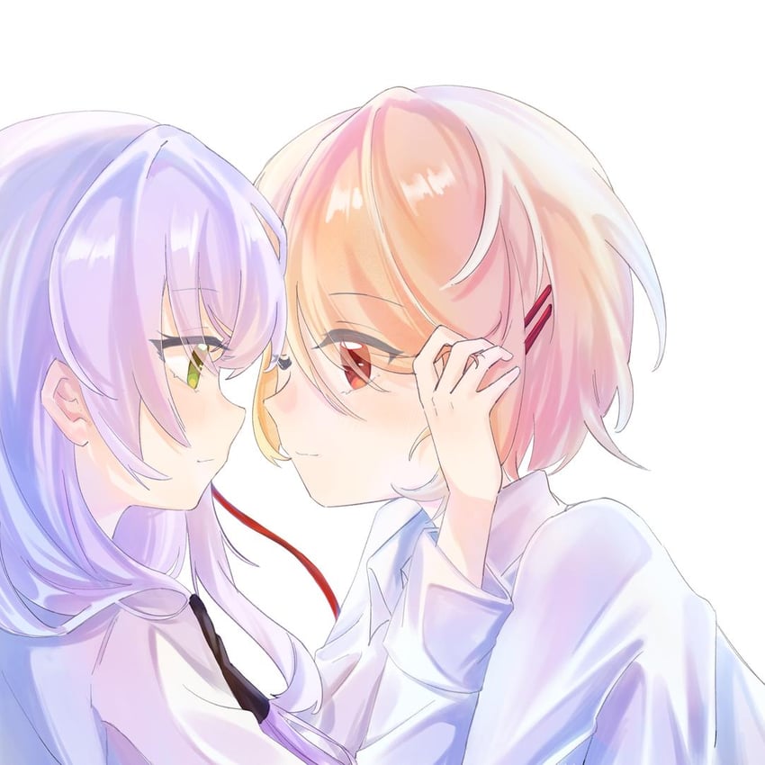 kayamori ruka and izumi yuki (heaven burns red) drawn by shuangli