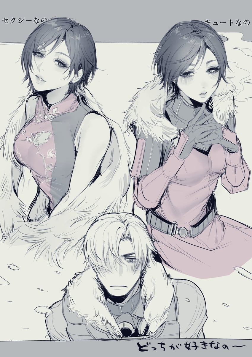leon s. kennedy and ada wong (resident evil and 1 more) drawn by nuboo2836