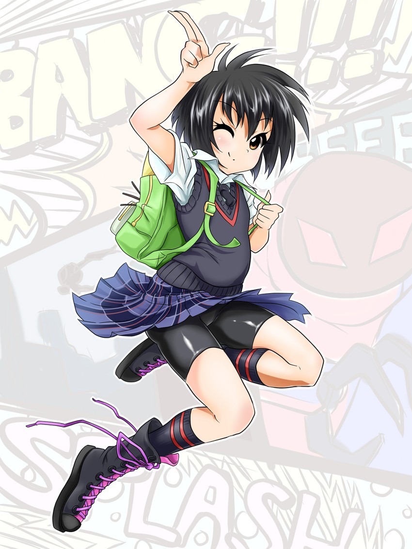 peni parker (marvel and 3 more) drawn by asm_(iambros)
