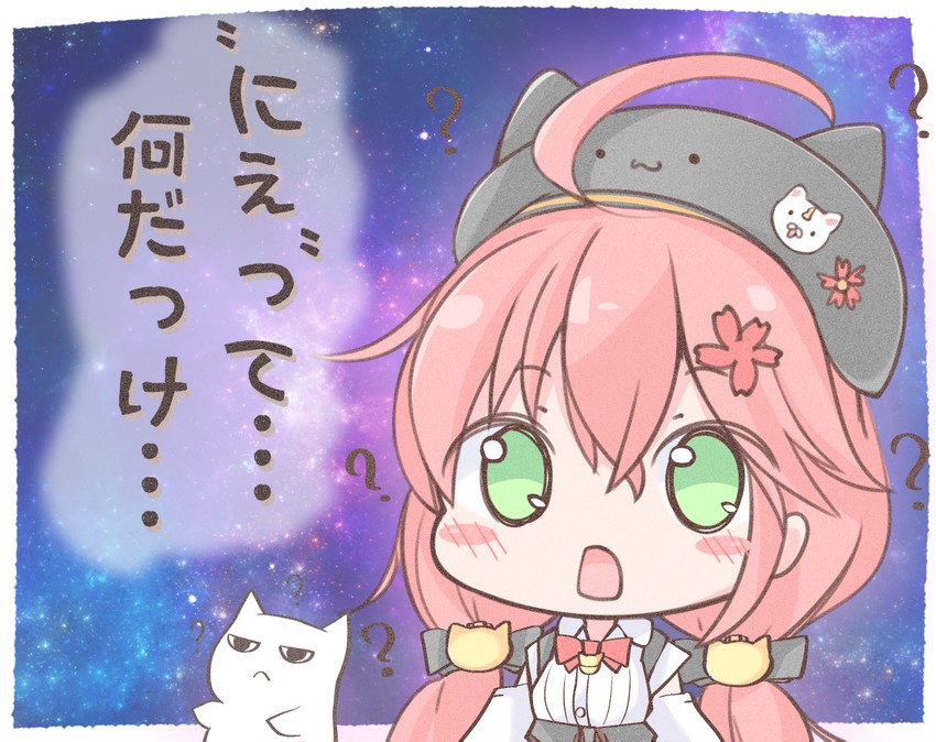 sakura miko, 35p, and jitochi (hololive) drawn by chinoru