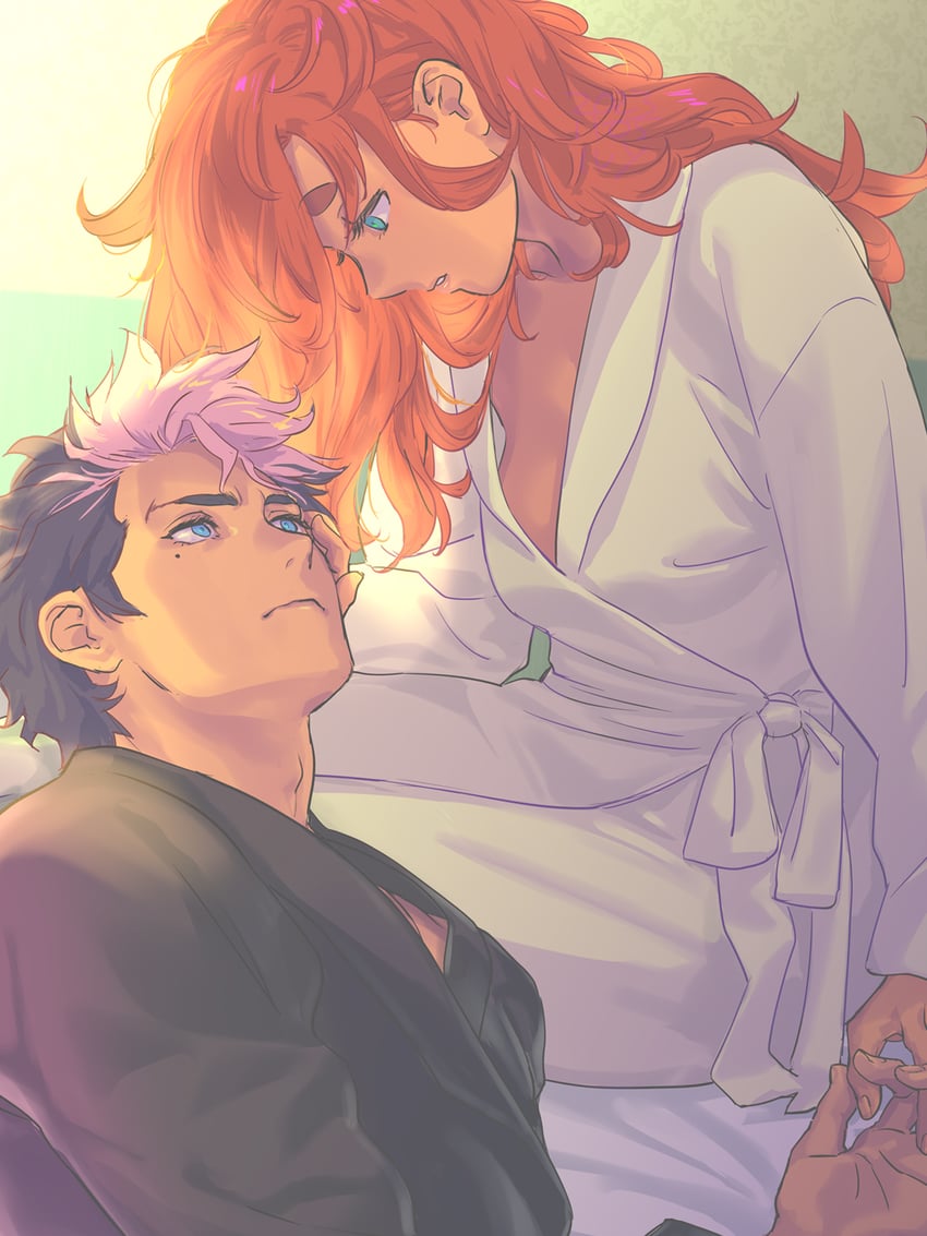 suletta mercury and guel jeturk (gundam and 1 more) drawn by ivy_hermit