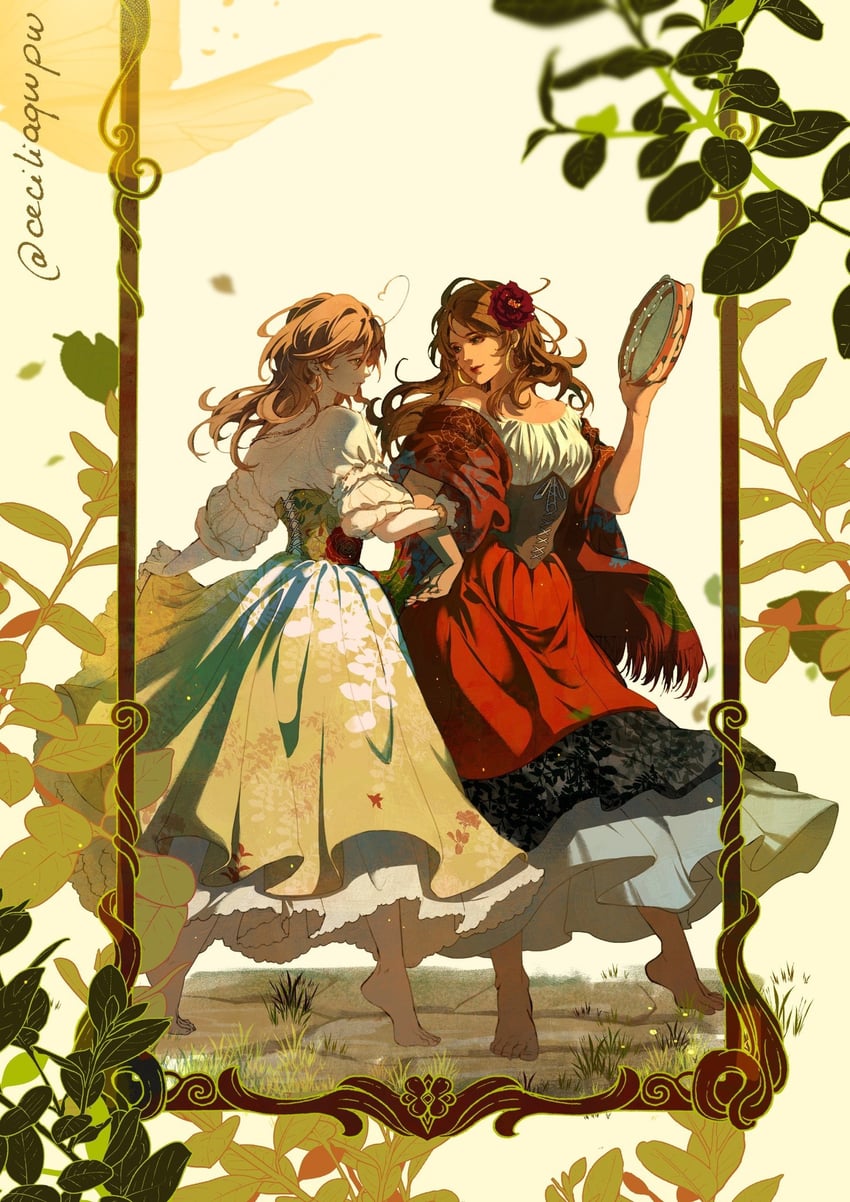 southern italy and spain (axis powers hetalia) drawn by ceciliaqwpw