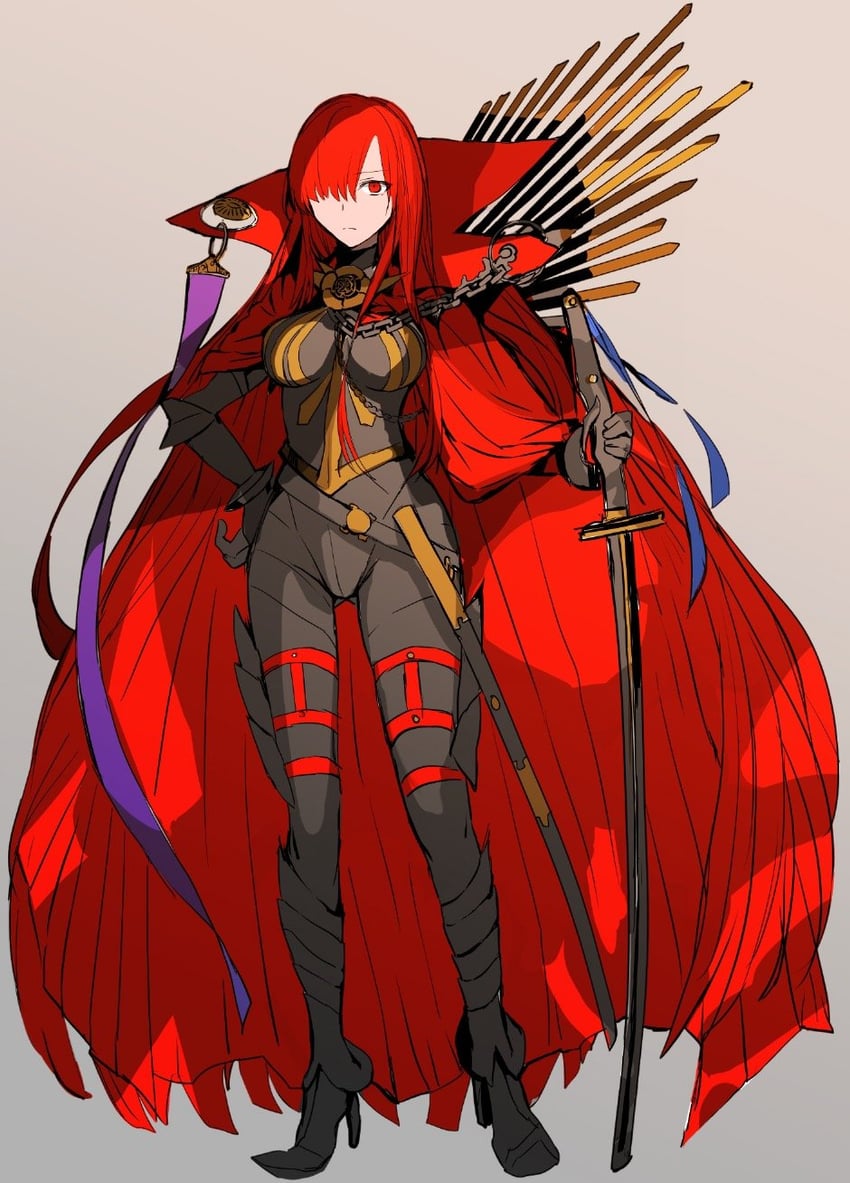 oda nobunaga (fate and 1 more) drawn by rioka_(southern_blue_sky)