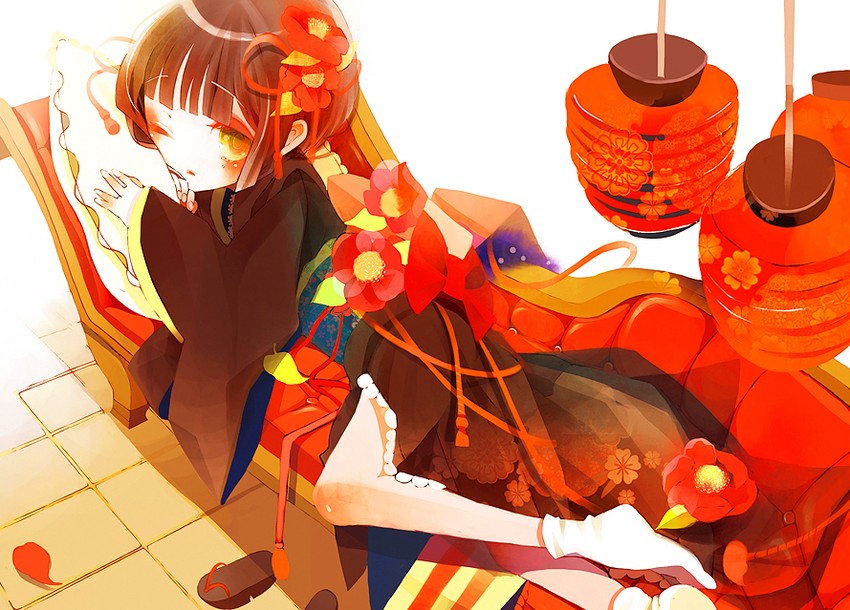 yune (ikoku meiro no croisee) drawn by kimoko and shirako_mugi