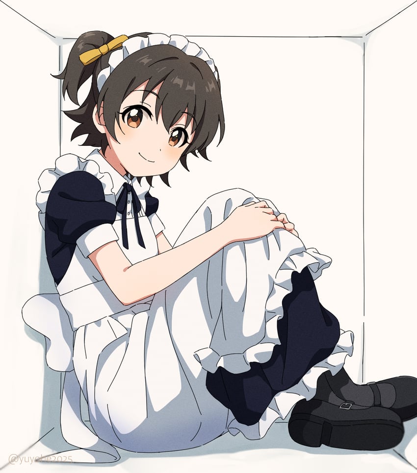 akagi miria (idolmaster and 1 more) drawn by yuyohe