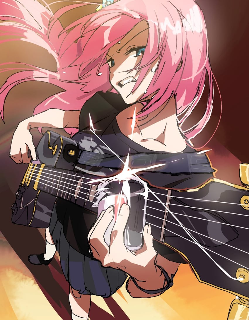 gotoh hitori (bocchi the rock!) drawn by hanpen_(higepiyo)