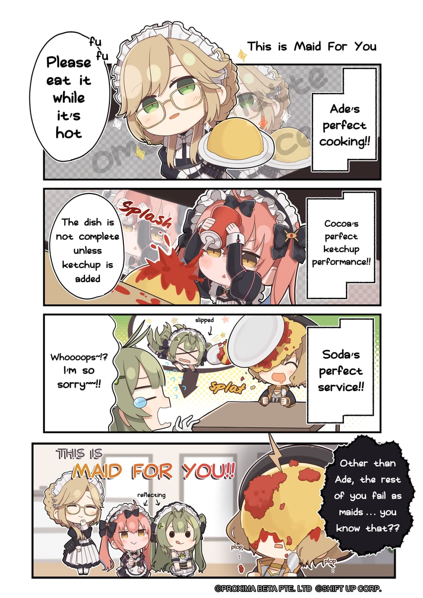 anis, soda, ade, and cocoa (goddess of victory: nikke) drawn by totatokeke