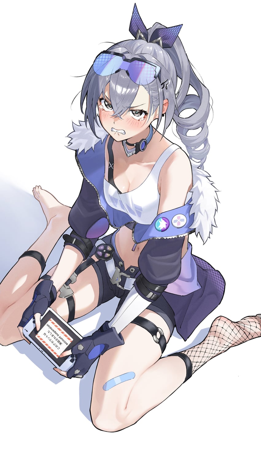 silver wolf (honkai and 1 more) drawn by aoto_rei