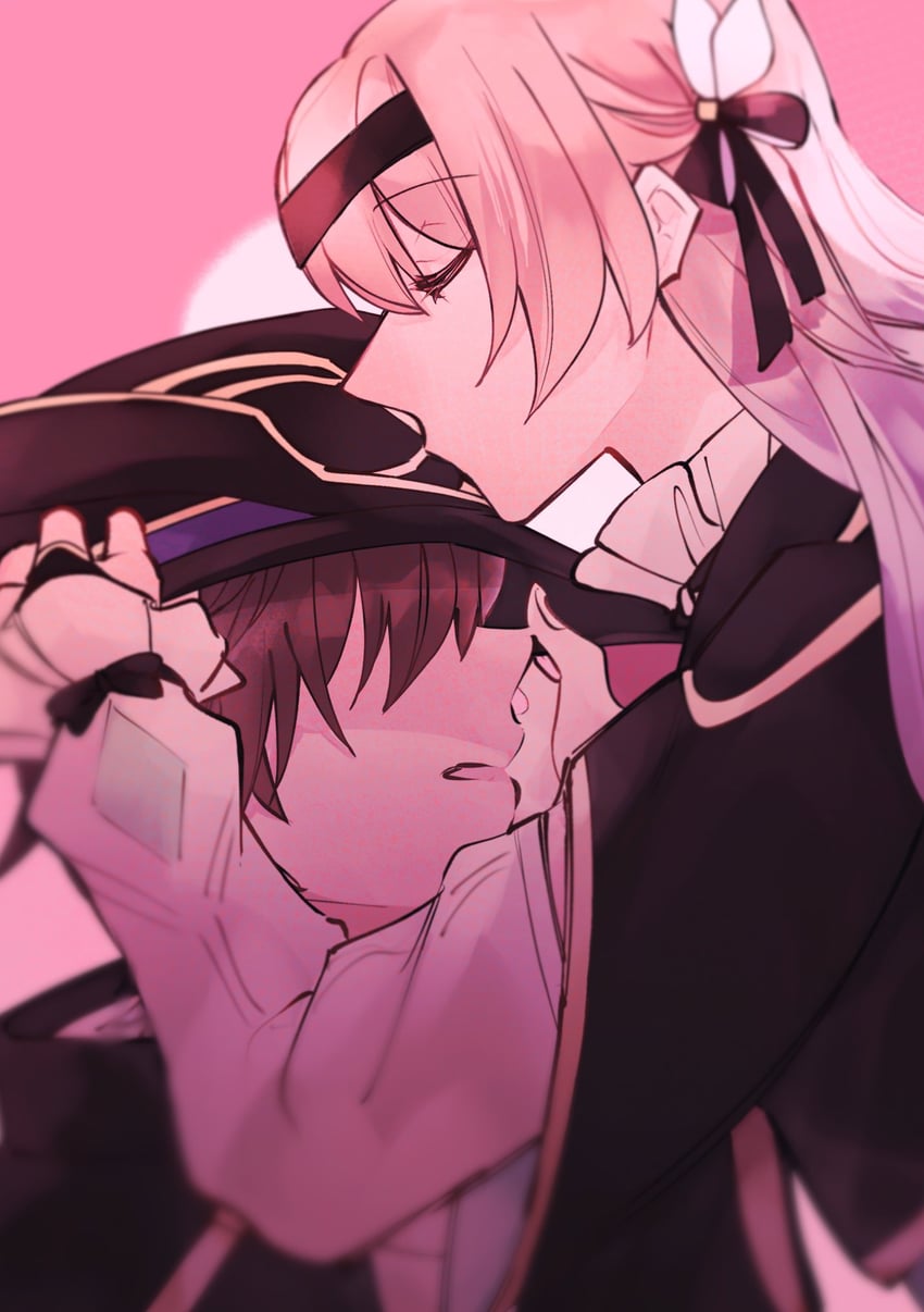 trailblazer, firefly, and caelus (honkai and 1 more) drawn by nashinosuke