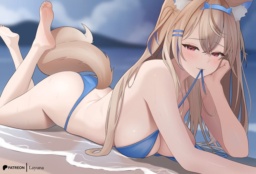 fuwawa abyssgard (hololive and 1 more) drawn by layunaart