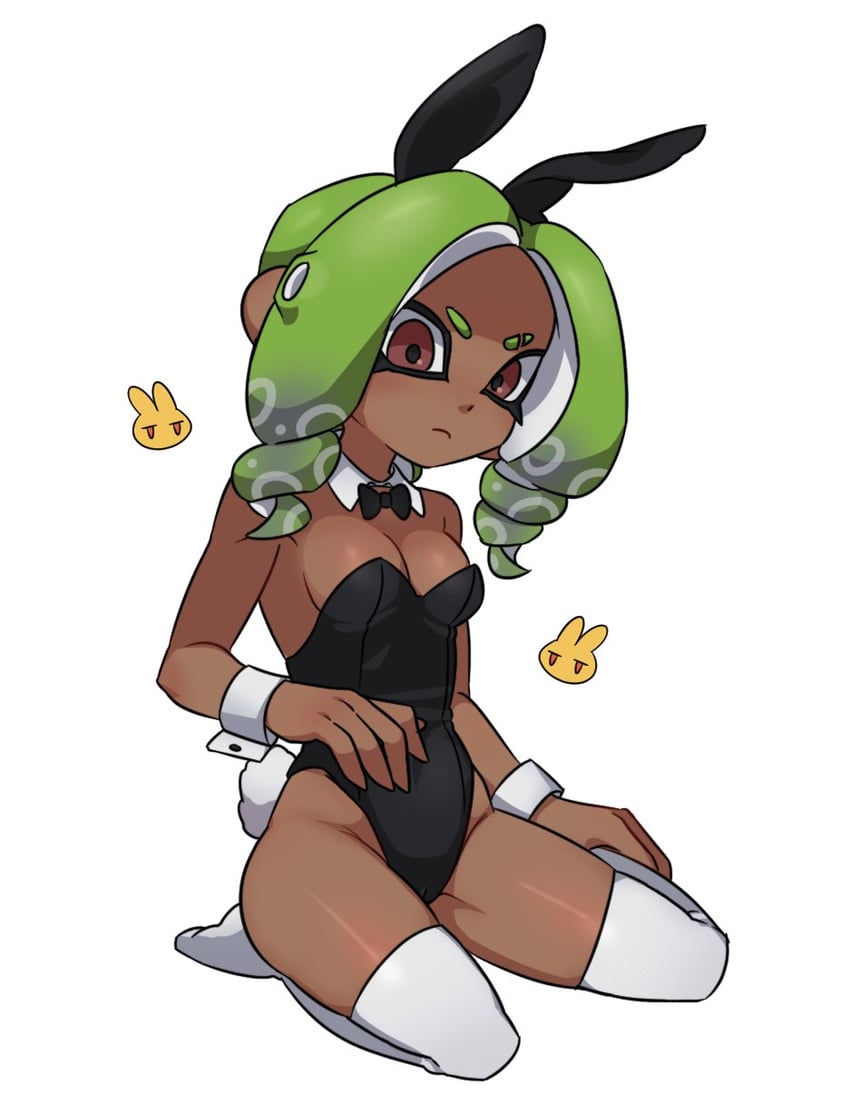 octoling player character and octoling girl (splatoon) drawn by ikki_(gsl_9708)