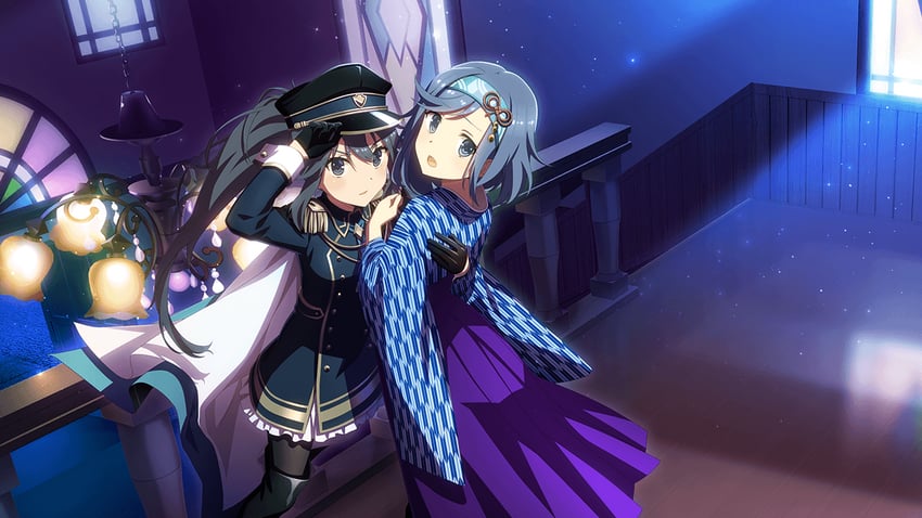 yamashiro yui and aoto hina (toji no miko and 1 more)