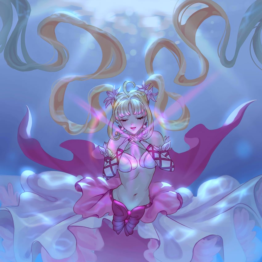 nanami lucia (mermaid melody pichi pichi pitch) drawn by luverihu